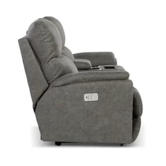 Trouper Power Reclining Loveseat w/ Headrest Lumbar & Console