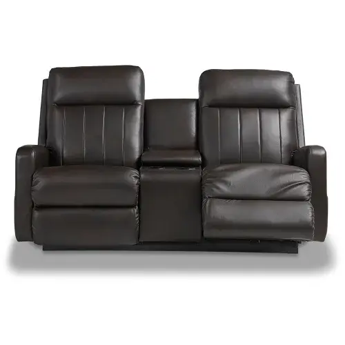 Finley Fauteuil Loveseat inclinable avec repose-tête, support lombaire et console